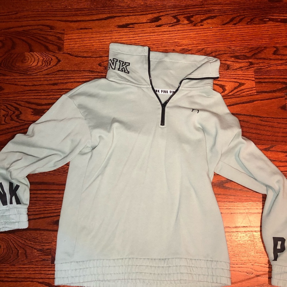 PINK quarter zip sweatshirt